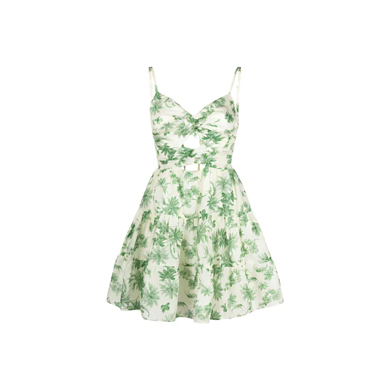 Sandro Slip Dresses Women's Green-0