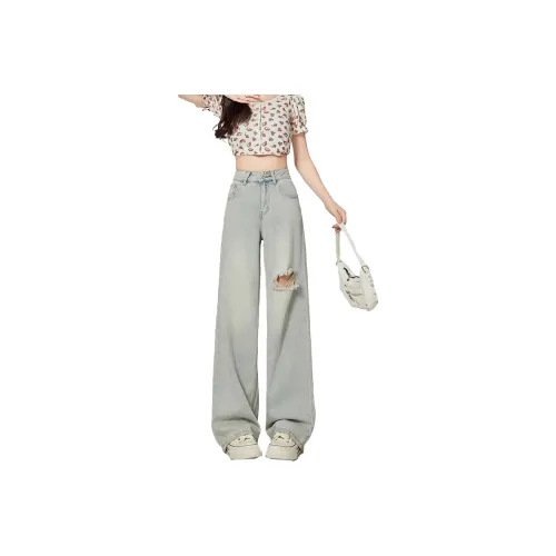 Enhanced Jeans Women's Smoke Gray