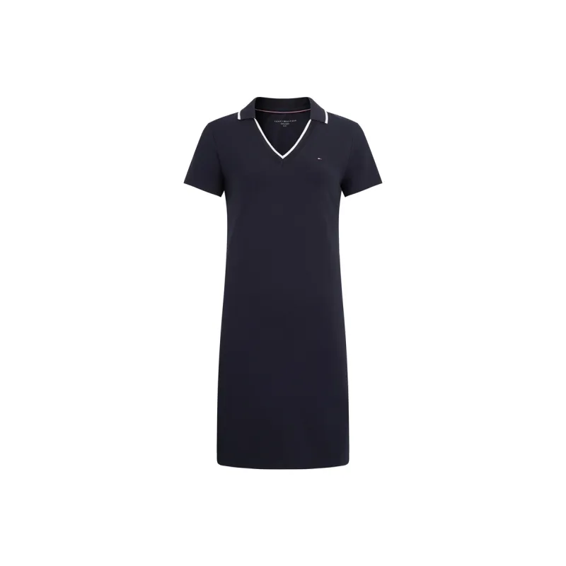 Tommy Hilfiger Short Sleeved Dresses Women's Navy Blue-0