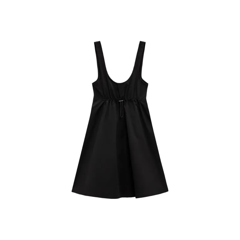 ZARA Slip Dresses Women's Black-0