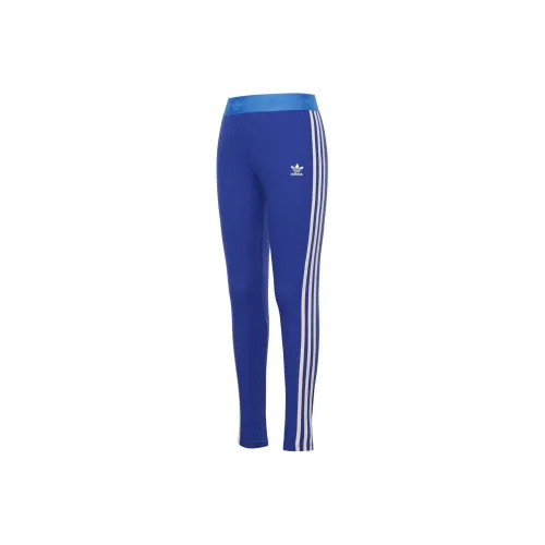 Adidas Originals SS23 Adicolor 70s Retro Series Knitted Sports Pants Women's Blue