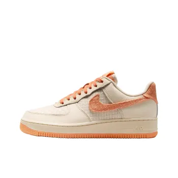 Nike Air Force 1 Anti Slip Wear Resistant Low Top Skateboard Shoes Women's Beige