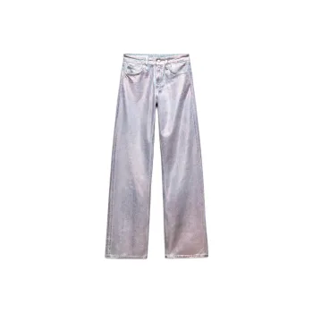 ZARA Jeans Women's Purple