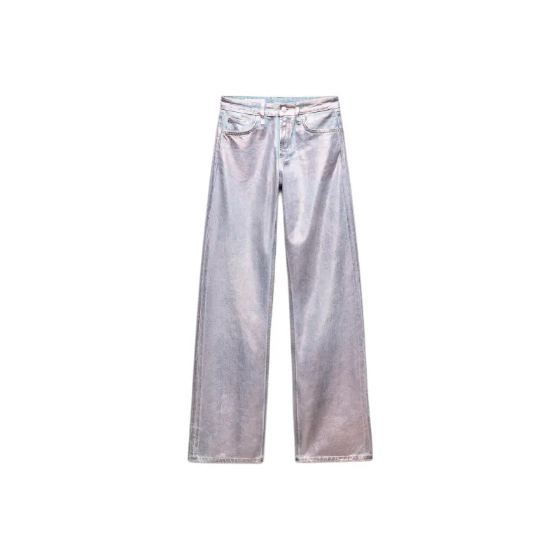ZARA Jeans Women's Purple-0