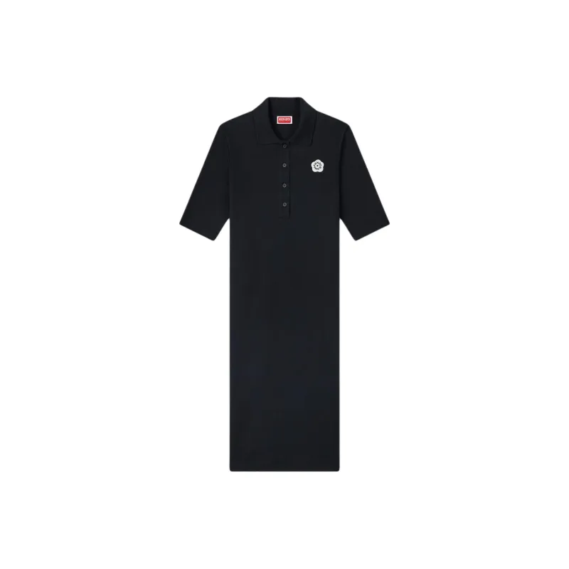 KENZO FW24 Short-Sleeved Dresses Women's Black-0