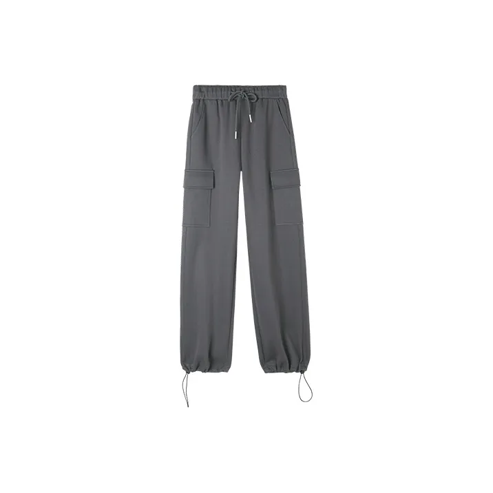 HIPPIEMISS Cargo Pants Women's Gray-0