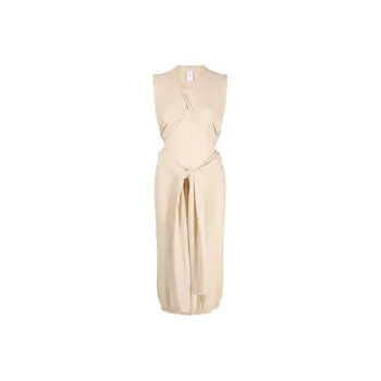 Lemaire Knotted Crewneck Sleeveless Dress