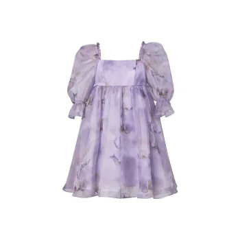 TAMMY TANGS Short Sleeved Dress Women's Purple