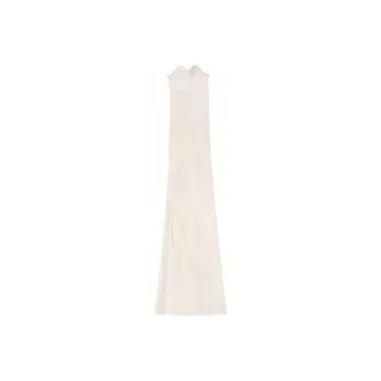 LOEWE Cut Out Knit Dress 'Optic White'