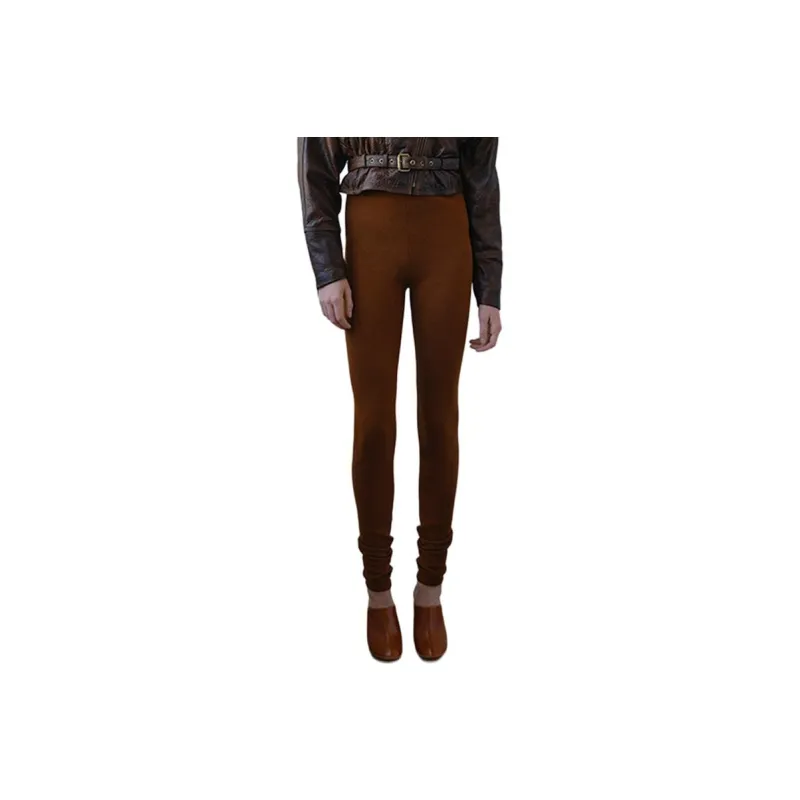 FRAME FW23 Leggings Women's Brown-0