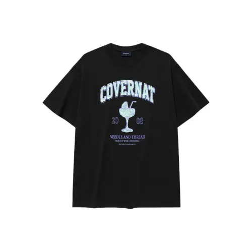 COVERNAT SS25 T Shirt Unisex Black