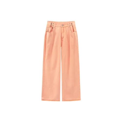 CHUU Jeans Women's Orange Yellow