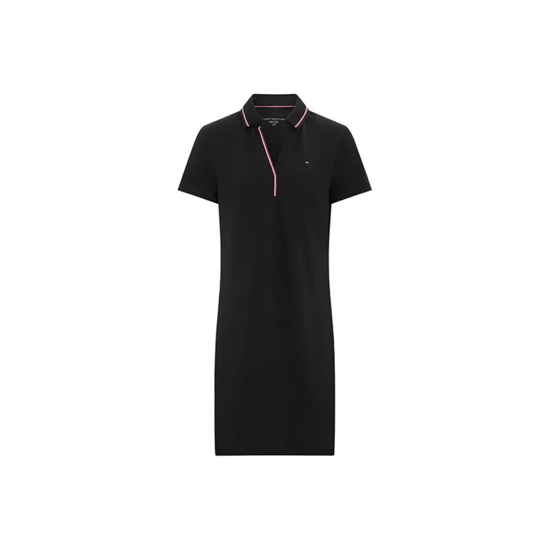 Tommy Hilfiger Short Sleeved Dress Women's Black-0