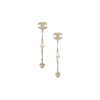 CHANEL 2012 Cc Dangle Earrings