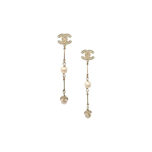 CHANEL 2012 Cc Dangle Earrings