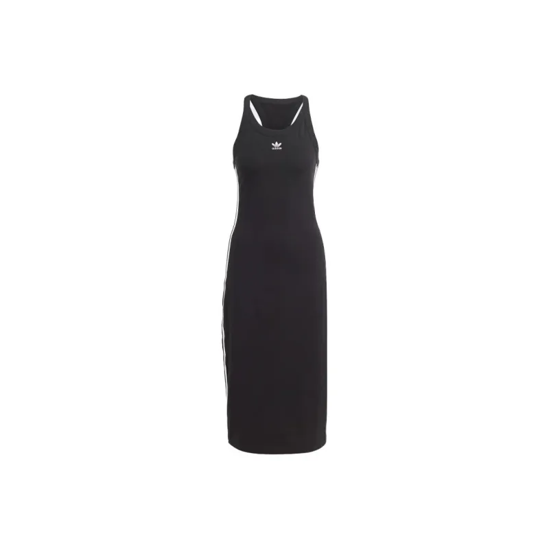 Adidas Originals ADICOLOR CLASSICS 3 STRIPES Slip Dresses Women's Black-0