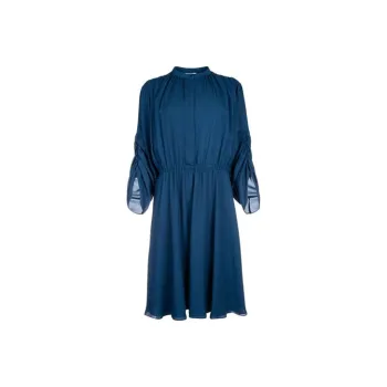 Ferragamo Long-Sleeved Dresses Women's Blue