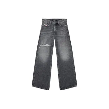 DIESEL 1996 D Sire Low Rise Wide Leg Jeans 'Black'