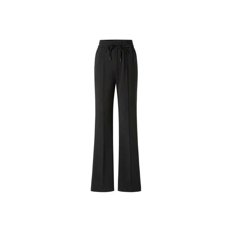 JZ. ANNAKRO Casual Pants Women's Plain Black-0