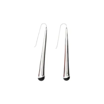 Sophie Buhai Sterling Silver Eileen Onyx Drop Earrings