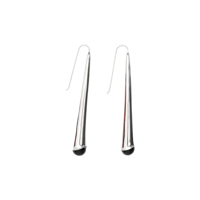 Sophie Buhai Sterling Silver Eileen Onyx Drop Earrings-0