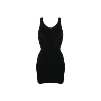 VERSACE SS23 Sleeveless Dress Women's Black