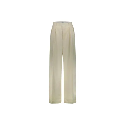 WARDROBE.NYC Casual Pants Women's Ecru