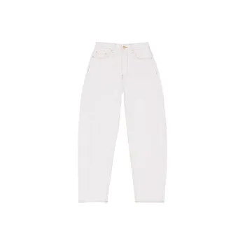 GANNI Stary Button Detailed Tapered Jeans