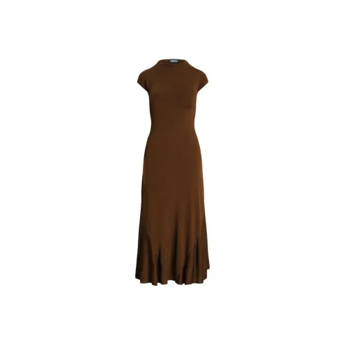 Polo Ralph Lauren Short-Sleeved Dresses Women's Dark Brown
