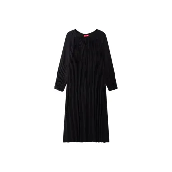THE SEA LIFE Long Sleeved Dress Women's Black Mage