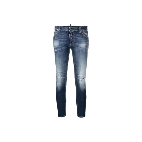 DSQUARED 2 Low rise Skinny leg Cropped Jeans