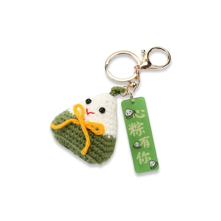 LuluCanaan Fabric Keychains Unisex-3