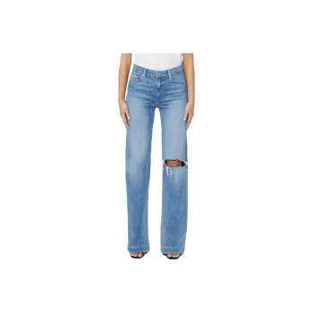 PAIGE Distressed Straight line Jeans