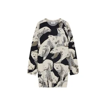KENZO FW21 Long Sleeved Dress Women's Gray