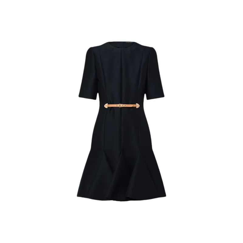 Lv Godet Skater Dress-0