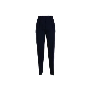 MaxMara Eguale Pleat Detailed Tapered Trousers