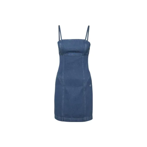 Adidas Originals Spice Girls Series Slip Dresses Women
s Blue