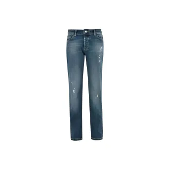 EMPORIO ARMANI Denim Trousers Women's Blue
