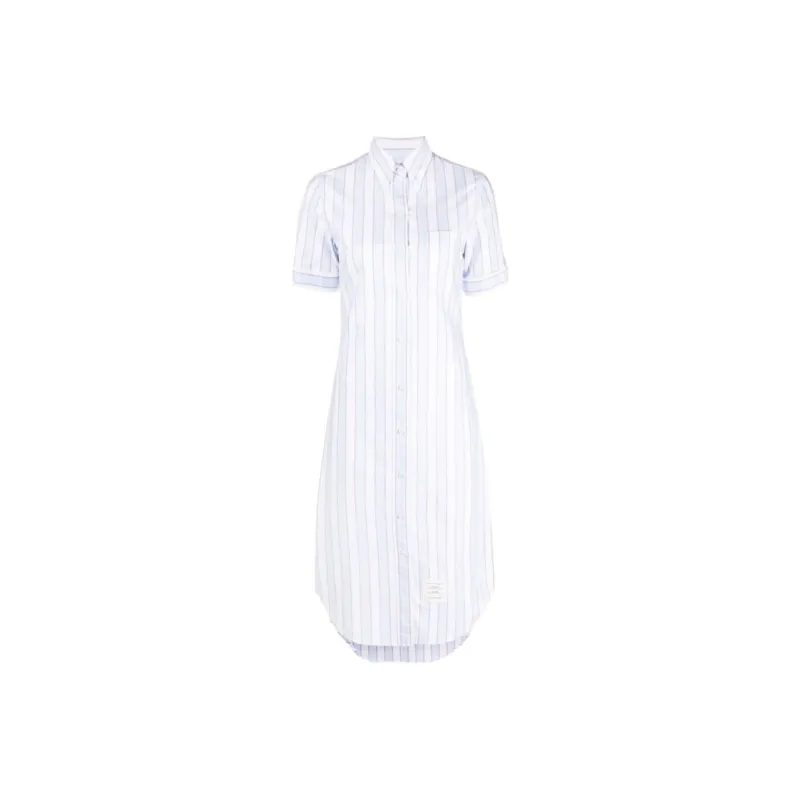 THOM BROWNE· Thom Browne SS23 CNY Short Sleeved Dress Women's White-0