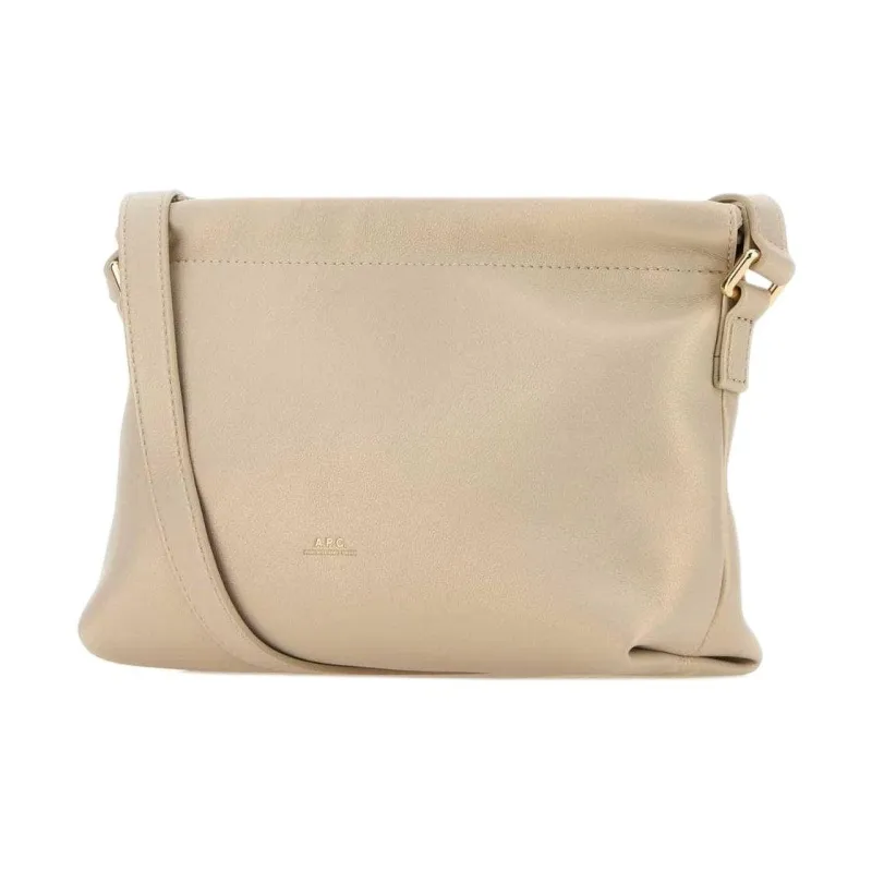 A.P.C Ninon Logo Embossed Mini Shoulder Bag-1