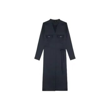THEORY Long-Sleeved Dresses Women's Dark Blue