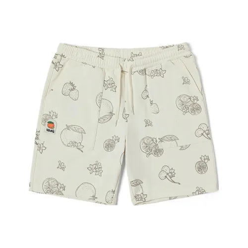 Vans Casual Shorts Women's Vintage White Patterned Print