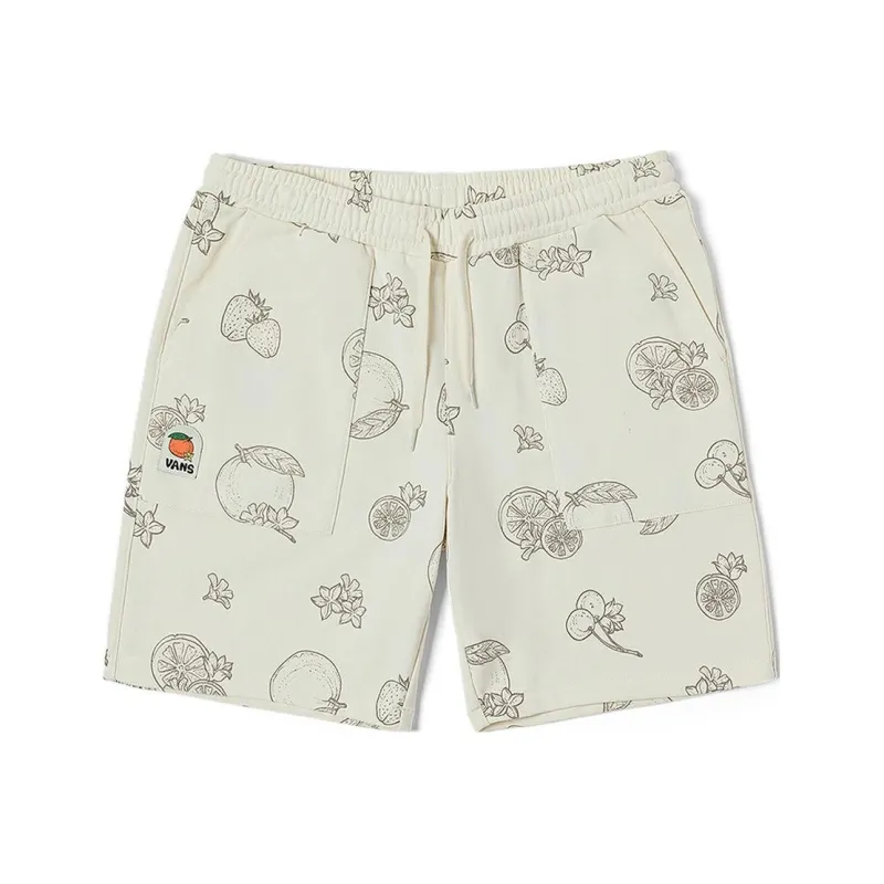 Vans Casual Shorts Women's Vintage White Patterned Print-0