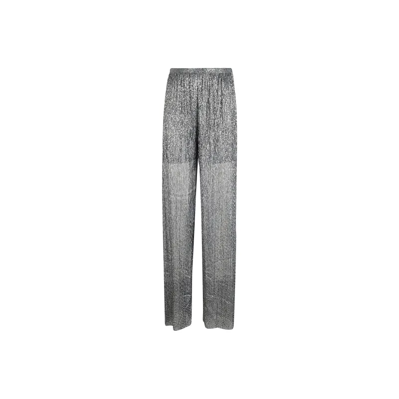 SABINA MUSAYEV Casual Pants Women's Silver Cyan-0