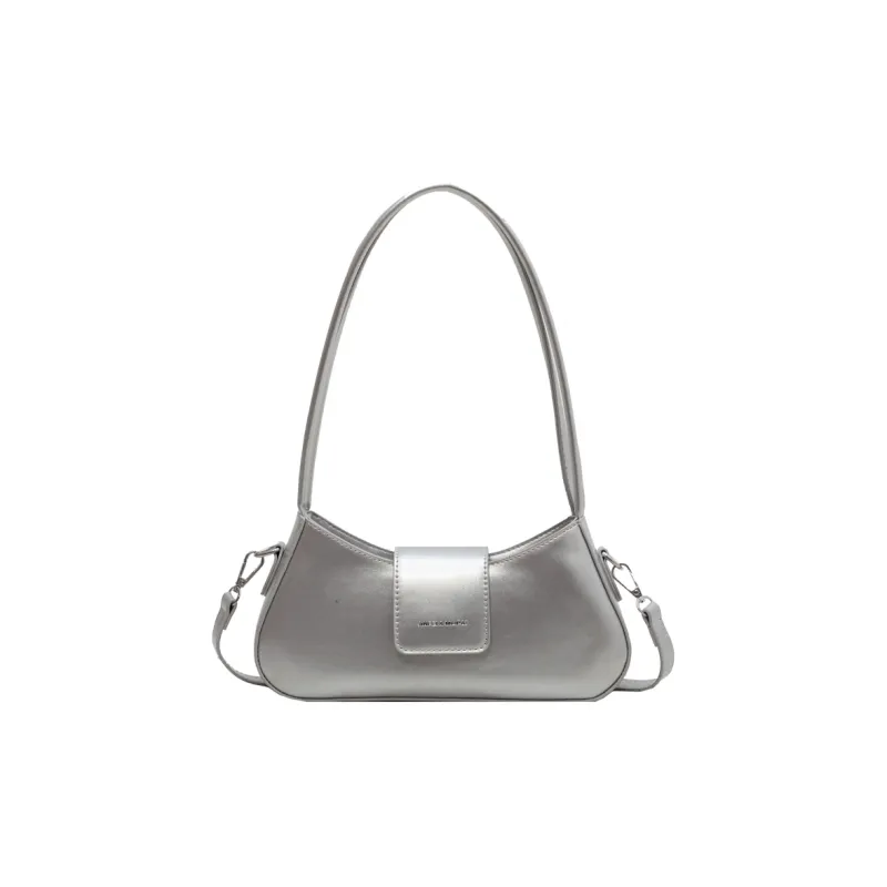 RIVMIND PU Shoulder Bag, Crossbody Bag Women's White/Black/Silver/Black/Pink/Blue-10
