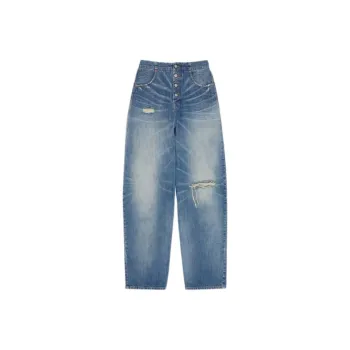 MM6 Maison Margiela Distressed Washed Denim Jeans