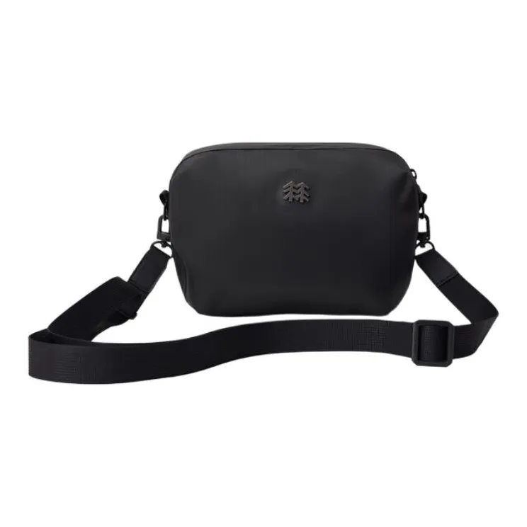 KOLON SPORT Fabric Shoulder Bag, Crossbody Bag Unisex Black-0