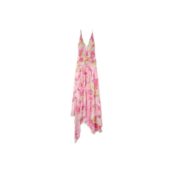 VERSACE SS23 Holiday Sleeveless Dresses Women's Pink
