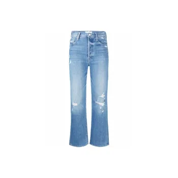 MOTHER Distressed Kick flare Jeans