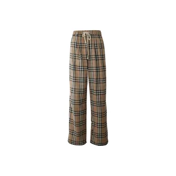 Peaches Peaches Casual Pants Women's Khaki Plaid